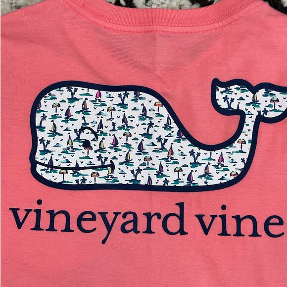 VINEYARD VINES Kids Short Sleeve Whale Pocket Tee Small NWT - Picture 6 of 6